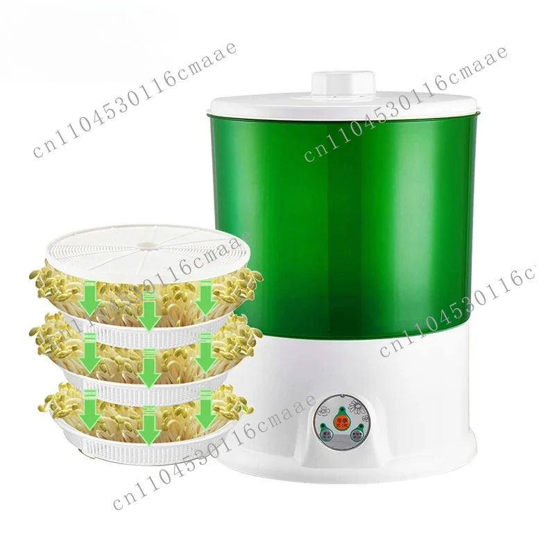 

DIY Bean Sprouts Maker 2/3 Layer Thermostat Green Vegetable Seeding Growing Germinator Automatic Electric Buds Growth Bucket EU