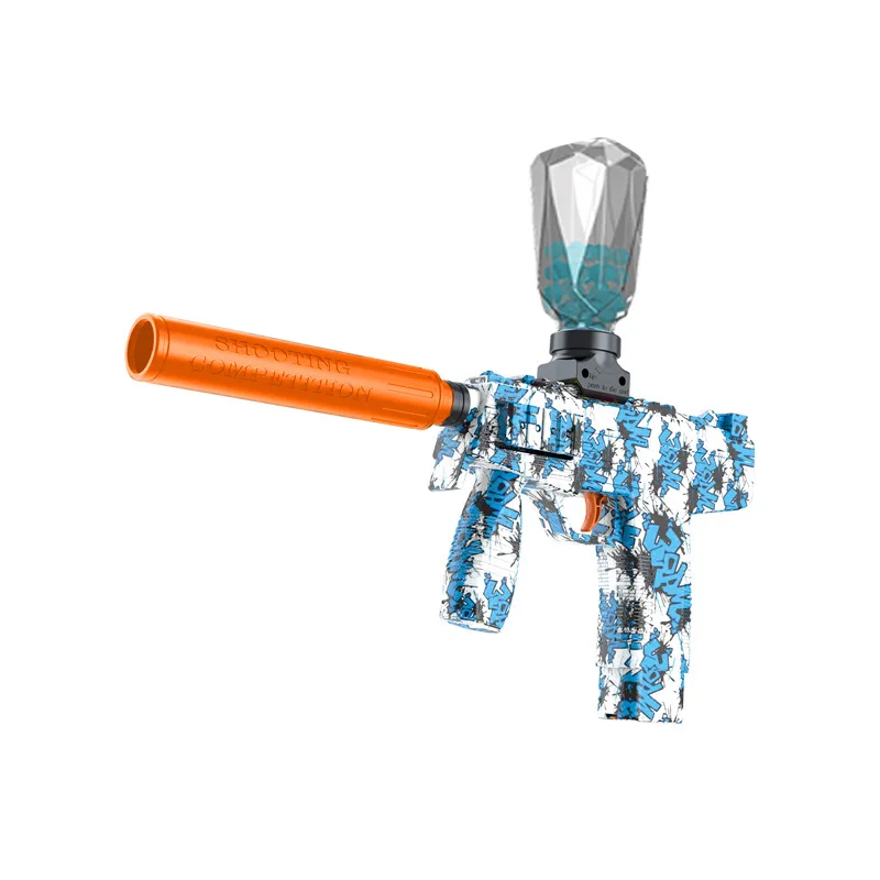 UZI بندقية لعبة الكرة الكهربائية الناسف مسدس اطلاق النار الرياضة لعبة في الهواء الطلق عالية السرعة قابلة للشحن لعبة تفاعلية لصبي الكبار هدية