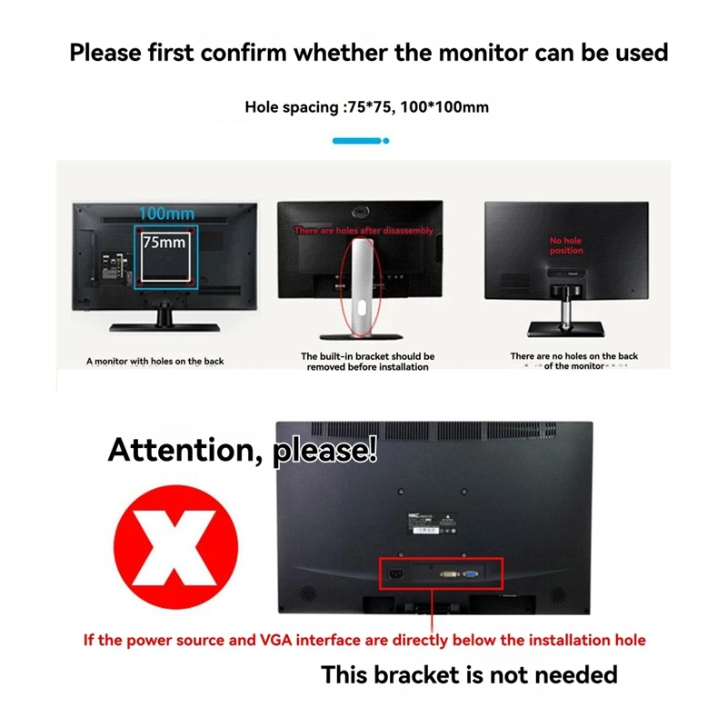 

Регулируемая универсальная подставка для мониторов 10-24 дюйма, хит продаж, в наличии