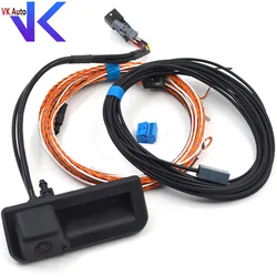 For NEW Aud Q5 Rear View Camera Trunk handle with Guidance Line Wiring harness 8W8827566E 8W8 827 566 E