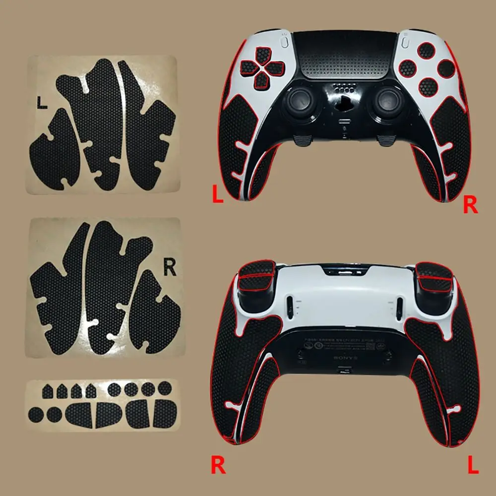 Anti-Slip Protective Sticker Dustproof Game Accessories Handle Grip SKin Silicone Comfortable for PS5 EDGE Controller view 4