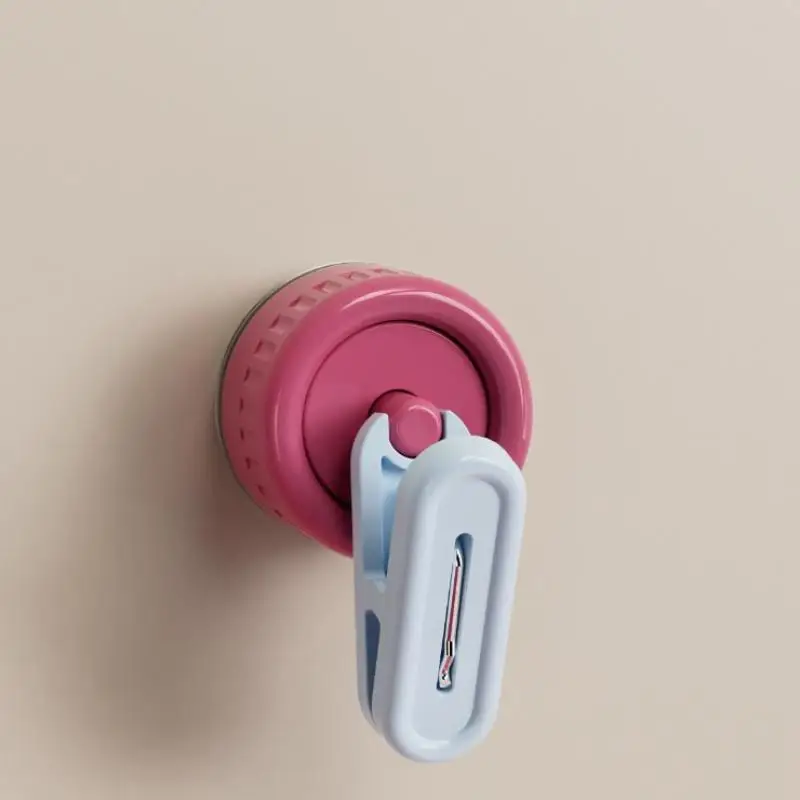 S-Waterproof Rotating Suction Cup Storage Clip No Drill Seamless Hook Glove Hanger Strong Load Bearing Holder Organizer Bath view 8