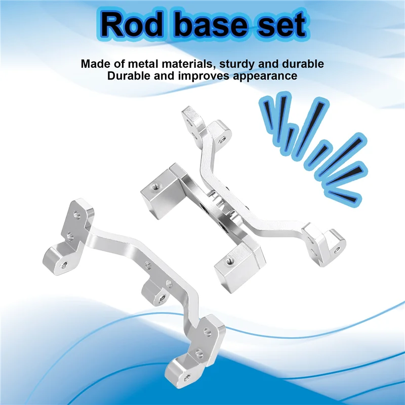 AS96-메탈 풀로드 베이스 시트 액슬 업 서보 브래킷 마운트 (WPL C14 C24 C14K C24K 1/16 RC 자동차 트럭 업그레이드 부품용)