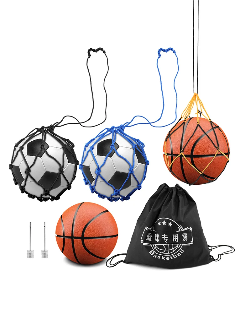 6pcs Portable Nylon Gift Solo Training Aid Practice Black Blue For Youth Adults Football Kick Trainer Set Extra Long Juggling