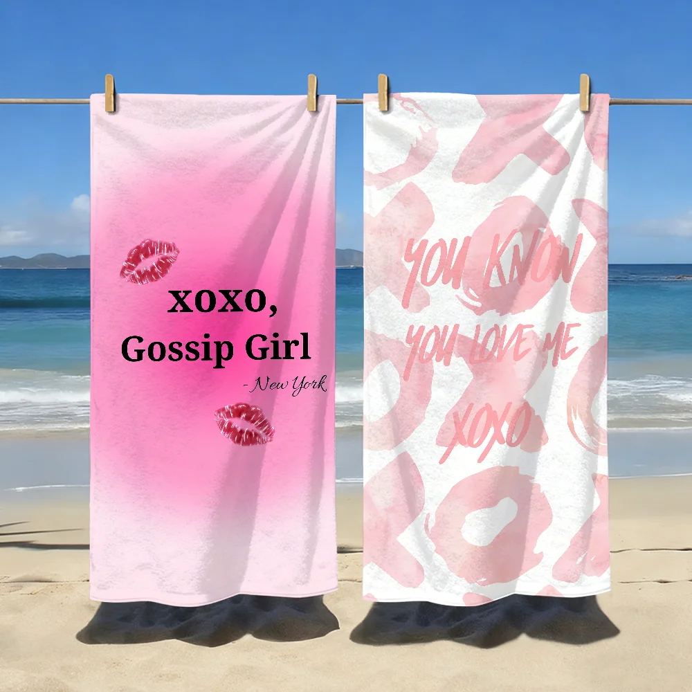 

Classic Tv Towel Soft Pool Gift For Travel Gym Shower Camping Quick Dry Sports G-Gossip G-Girl Large Beach Towels