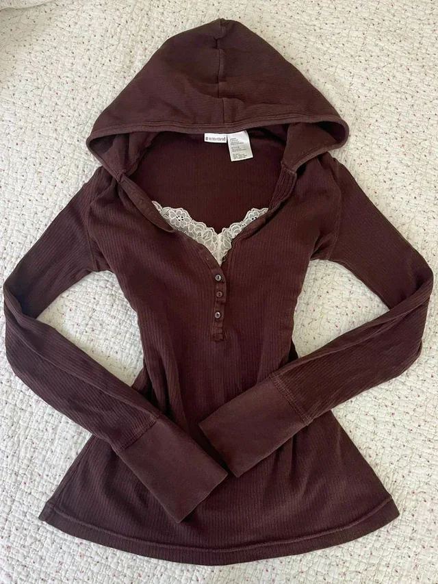 Pullovers Vinatge Clothes 90s Hoodies Women Punk Slim Harajuku Solid Color Streetwear Sweatshirt Femme Gothic Y2k Hooded Coat