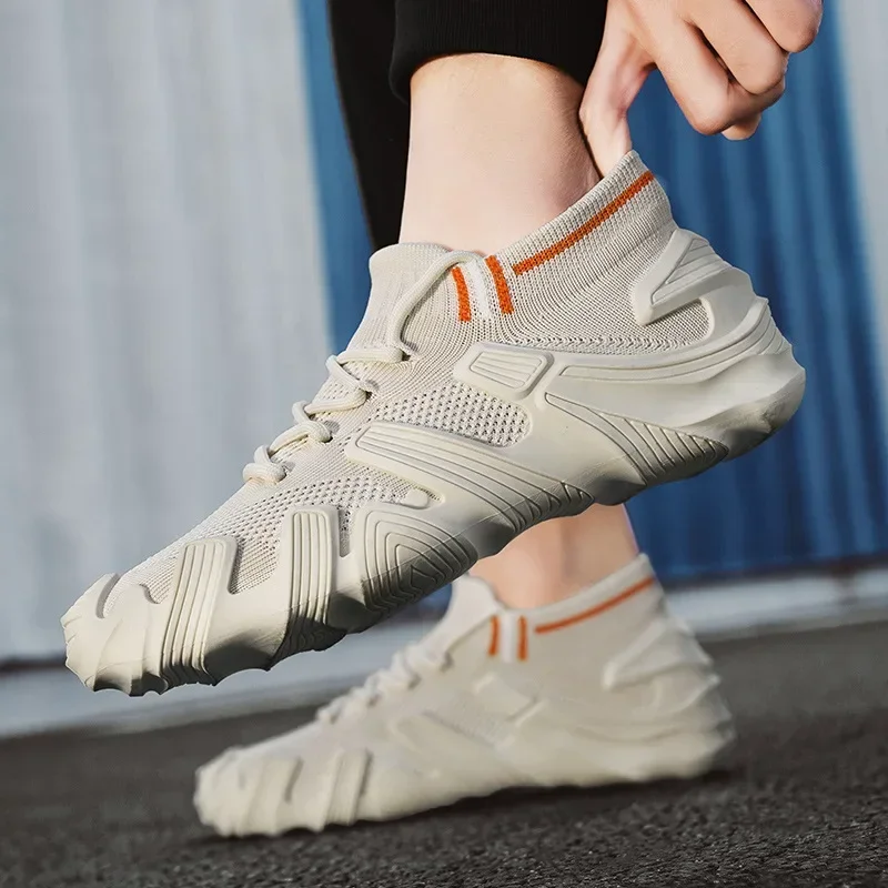 

Мужские летние носки Volcano, обувь с дизайном осьминога, повседневная обувь с дышащей сеткой, прямая трансляция, трансграничные товары