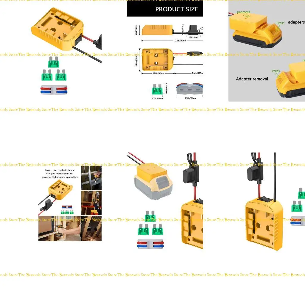 

12PF Power Wheel Battery Adapter for 18/20V Lithium Battery Power Wheel Adapter Batte