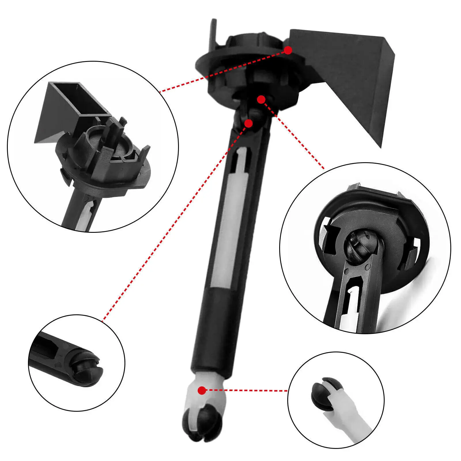 

1set Car Bonnet Release Lock Latch Catch Repair Set For Ford Focus Mk2 2004-2012 1355231 Cover Lock Cylinder Lock Repair Kit