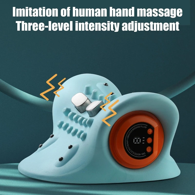 

New Therapist Neck Massager, Electric 4D With Heat, Ergonomic Angle For Deep Tissue Pain Relief
