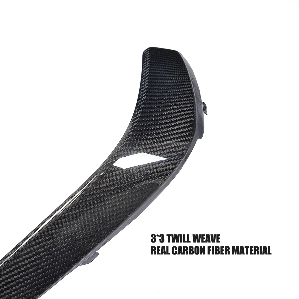 C Class Carbon Fiber Front Bumper Fog Lamp Cover Fin Trims For Mercedes Benz W205 C63 AMG 2015 2016 2017 2PCS Car Tuning Parts