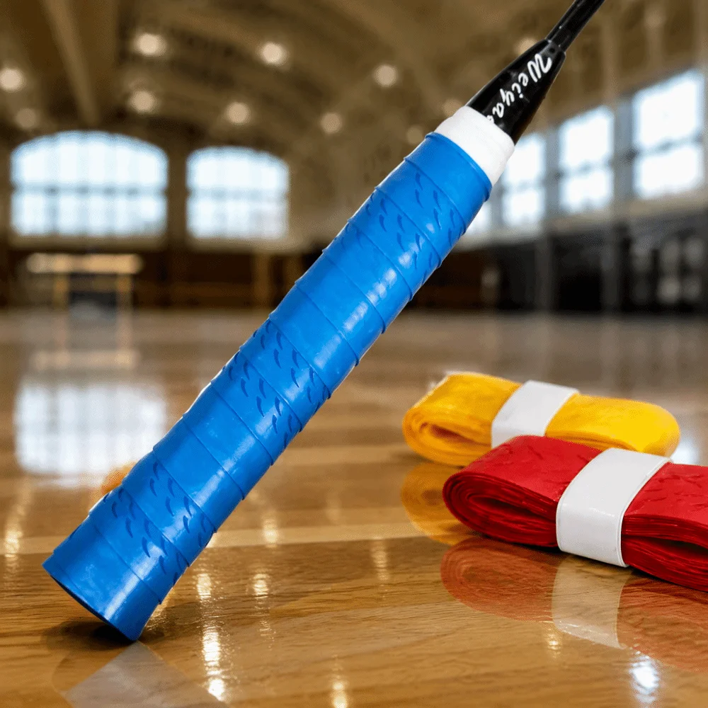 Anti Slip Badminton Overgrip Perforated Breathable Tennis Overgrip Tape Winding Sweat Absorption Rackets Grip Racquet Supplies