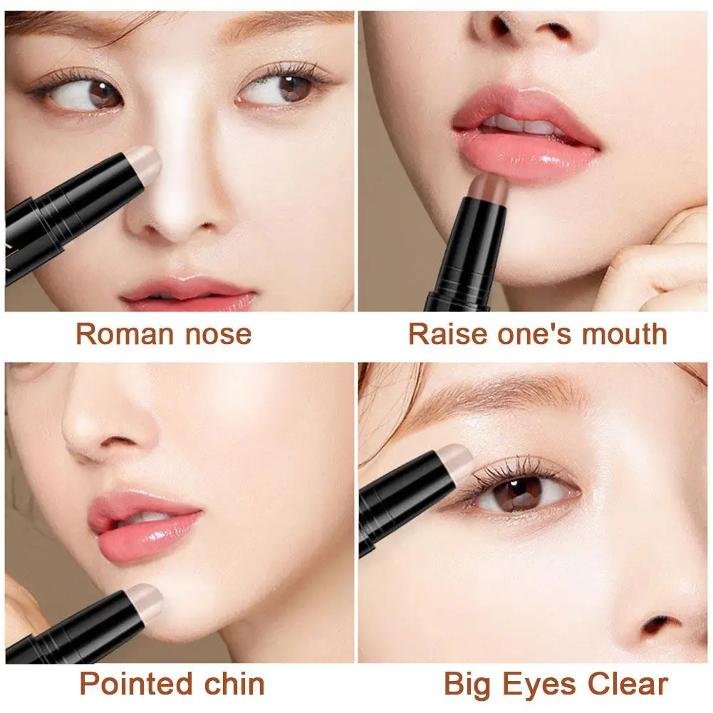 Pro Concealer Pen Gezicht Make-Up Vloeistof Waterdichte Contouren Foundation Make-Up Concealer Stick Potlood Cosmetica