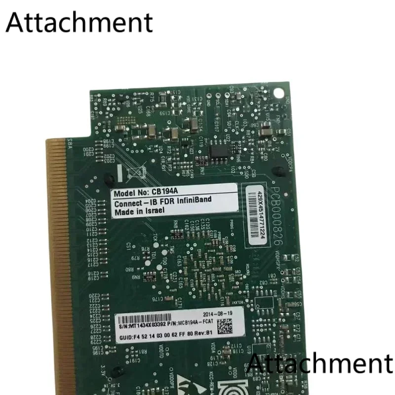 FORFor Mellanox MCB194A-FCAT Connect-IB 56GB IB Card CB194A Dual-port Optical Fiber Card