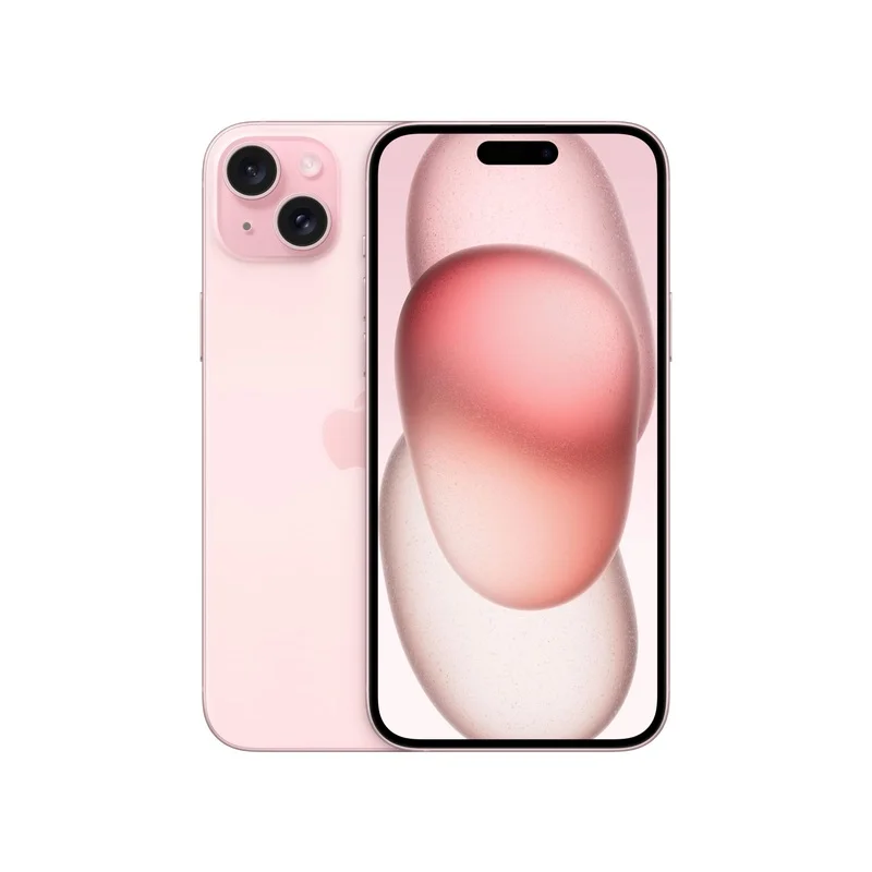 Apple - iPhone 15 Plus (A2847) Rose (256 Go) - Grade A Reconditionné Authentique Débloqué, Câble de Charge Inclus Expédié depuis les États-Unis