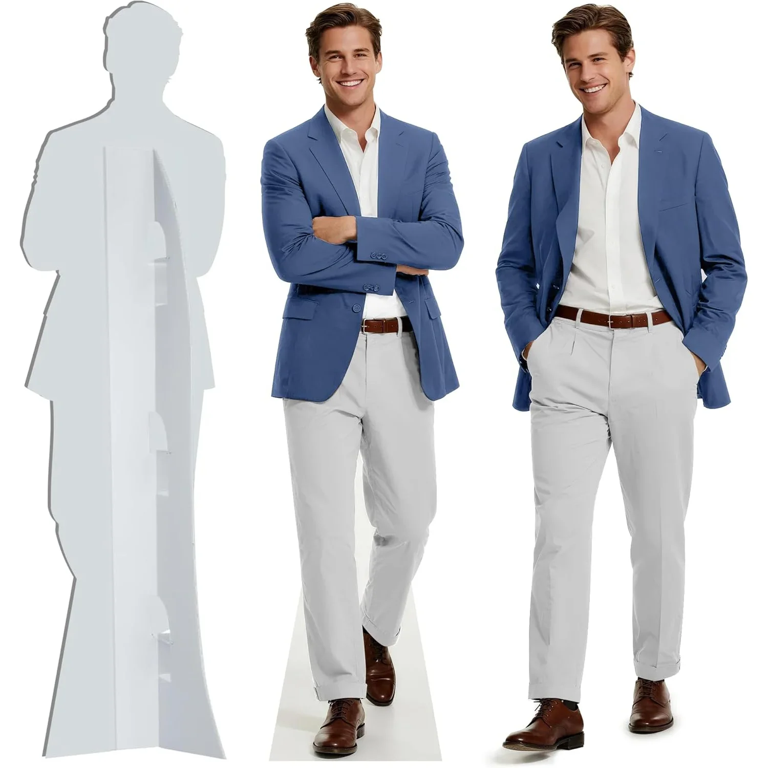 

DDHOME Custom Life Size Cardboard Cutout, Personalized Full Body Photo Standup for Birthday Party, Wedding, Graduation And Event Decora