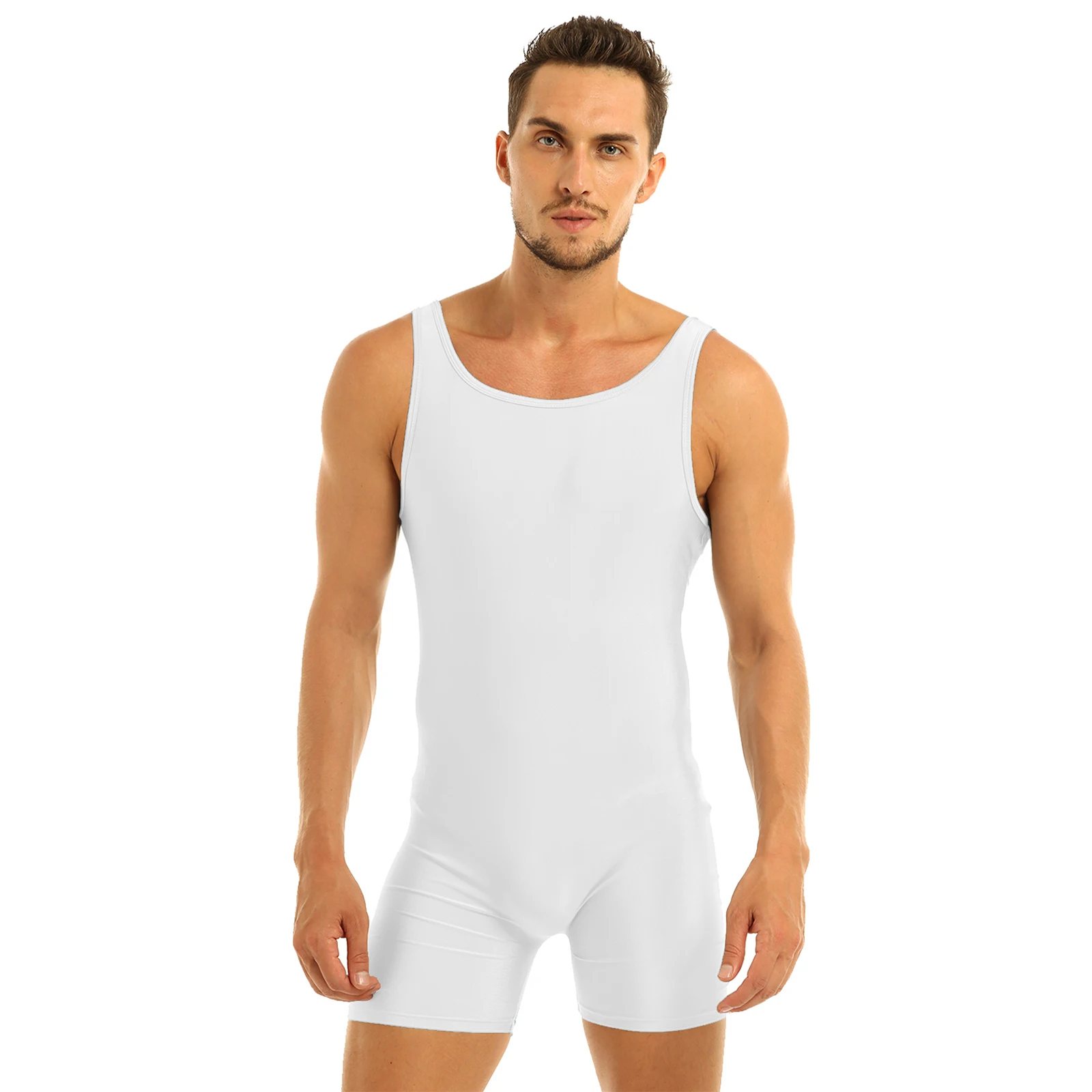 Mannen Een Stuk Worstelen Onderhemden Sport Gymnastiek Turnpakje Onderhemd Mannen Yoga Fitness Workout Outfits Surfen Badpak