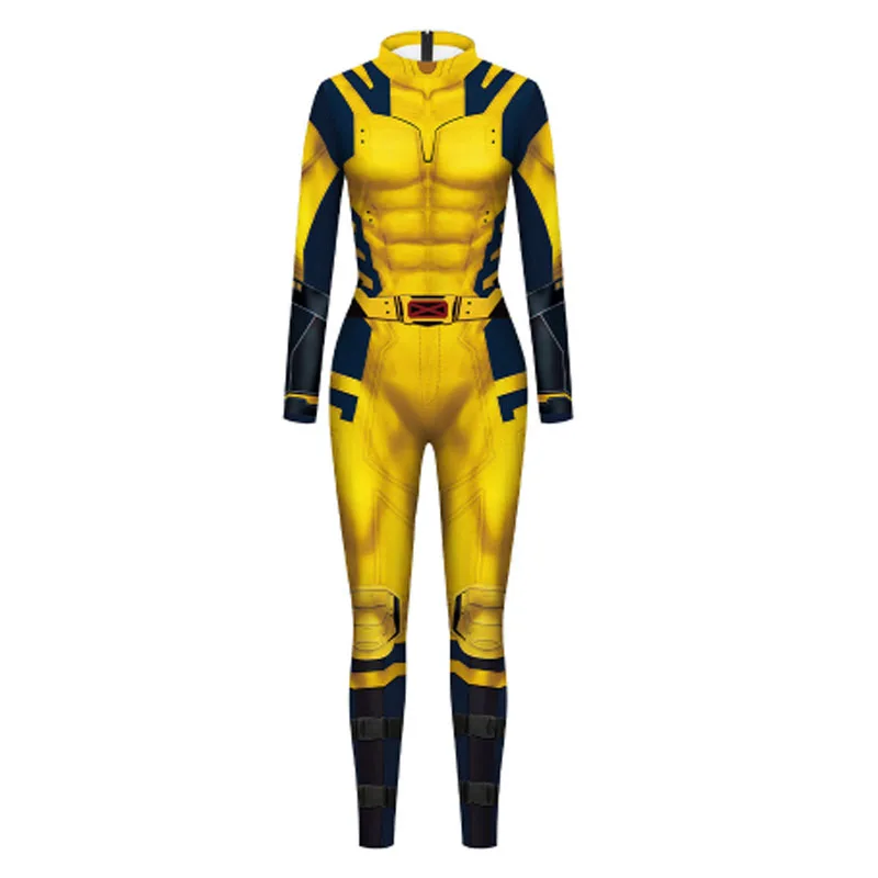 Smile Hero Cosplay Costume pour hommes et femmes, combinaison Deadpool, Wolverine, Noël, fête d'Halloween, batterie, nouveau