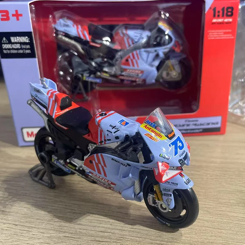 MAISTO 1:18 Ducati MotoGP 2024 Diecast Models Gresini Racing
