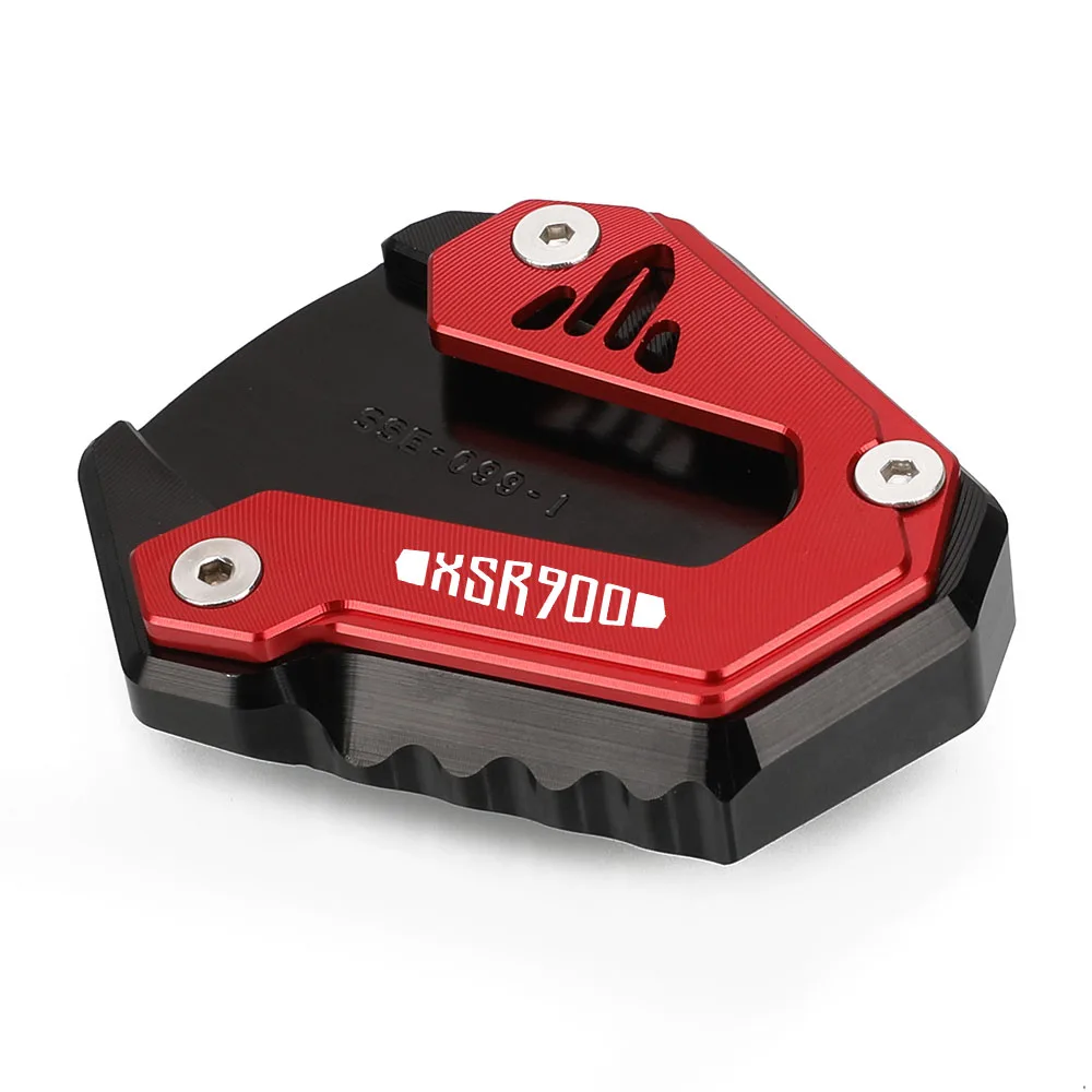Motocicleta xsr900 gp 2024-2026 suporte lateral ampliador kickstand ampliar placa almofada para yamaha xsr900 2015-2020 2021 2022 2023
