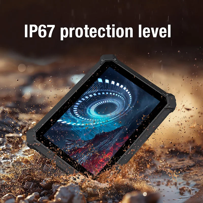 مصنع OEM 10.1 بوصة IP67 مقاوم للماء شاشة كبيرة كمبيوتر لوحي صناعي متين