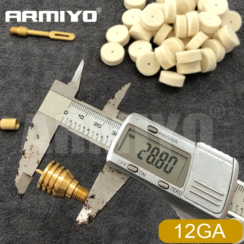 Armiyo 720mm Länge Drehbare Rohrreinigungsbürste 20~100 Stück Wollfilzpads 100 Stück Patches Passend für 4,5/5,5/7,6/9/18,5mm – Detail 10