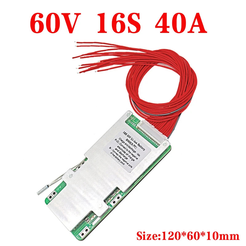 18650 21700 26700 BMS 24V 36V 48V 60V 72V 7S 10S 13S 16S 20S Li-ion 15A 30A 40A 50A 60A BMS with balanced same port Li-ion BMS