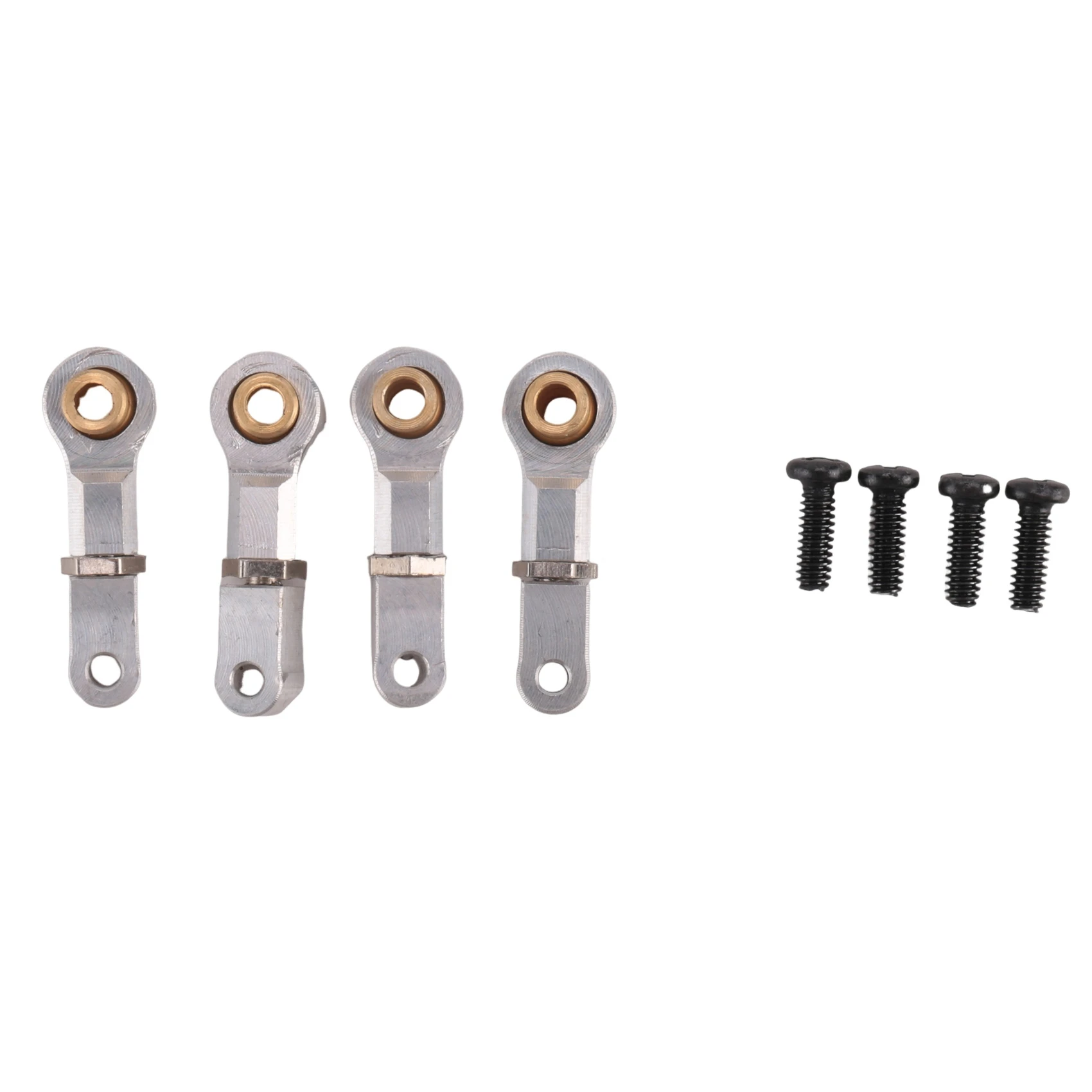 

UNSAI Metal Upgraded Parts Steering Cup Swing Arm Plate Set for P929 P939 K969 K979 K989 K999 1/28 RC Car,Silver
