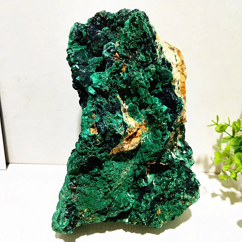 Natural Stones Malachite Mineral Specimen Gemstone Meditation Energy Healing Feng Shui Crystals Room Decor
