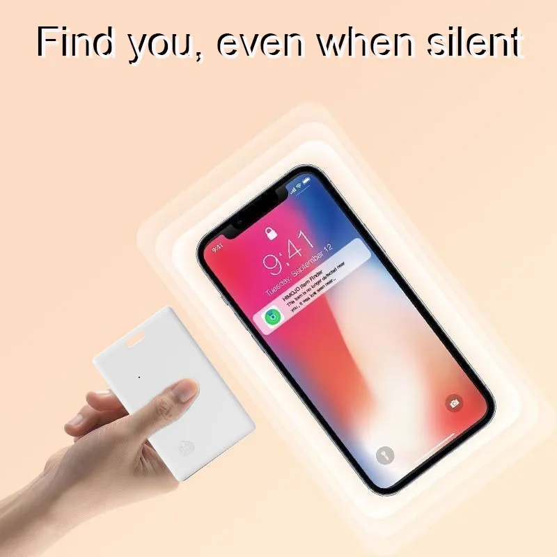 Cartão Smart-Track do dispositivo anti-perda funciona com Apple Find My APP Wallet Phone Finder (somente iOS)