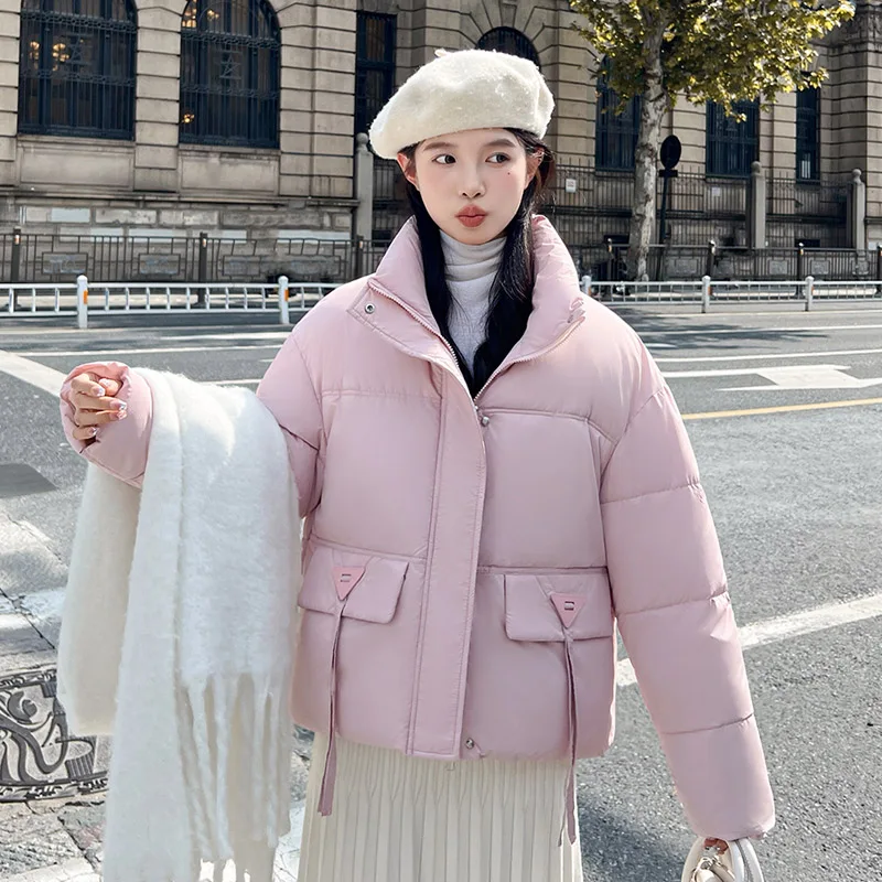 

Women 2024 Jacket Coats Autumn Winter Female Short Jackets Thick Warm Short outwear Parkas Coat