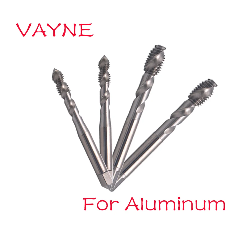 VAYNE HSSE metryczne spiralne karbowane z kranu M2 M2.5 M2.6 M3 M3.5 M4 M4.5 M5 M6 M7 M8 M10 M12 śruba maszynowa gwintowniki do aluminium
