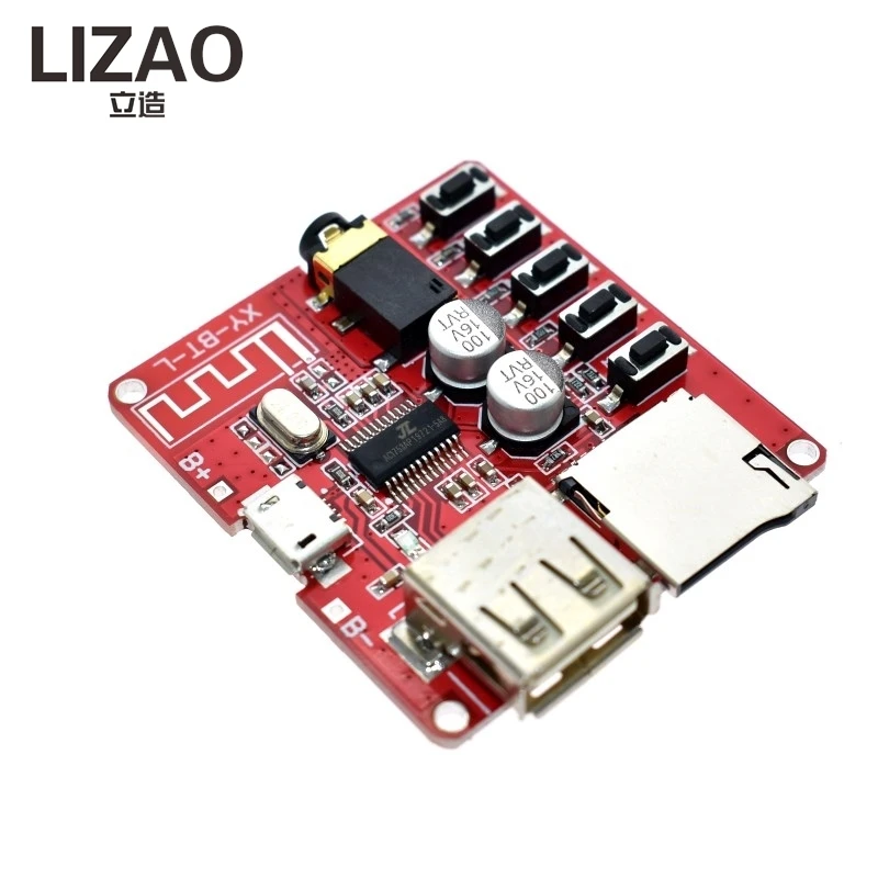 LIZAO Bluetooth 4.1 MP3 Lossless Decoder Board Circuit Board For Car Speaker Amplifier Audio Modified Upgrade