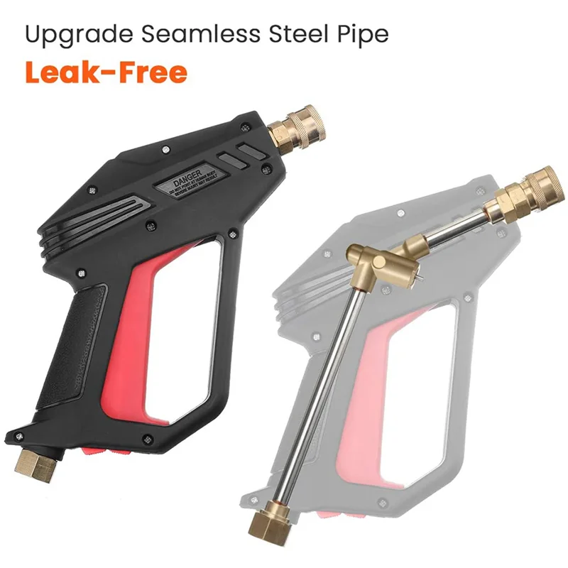 AB45 2Set Idropulitrice 4000 PSI Versione di aggiornamento Idropulitrice per auto con connettore M22-14 mm e ingresso rapido da 3/8 pollici