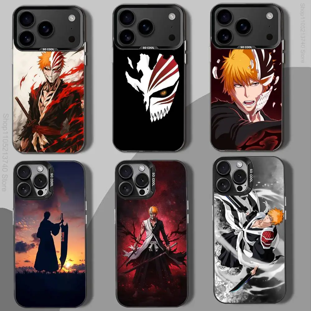 

L-Ichigo COOL K-KurosakiS Phone Case For iPhone 15,17,12,14,13,16,11,Mini,Max,Air,Plus,Pro,E Protect Cover black