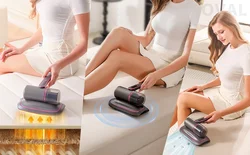 2024 New Mite Removal Instrument Vacuum Cleaner 12000PA Handheld Vacuum For Mattress Sofa Bed Home Detachable Filter Bed Cleaner