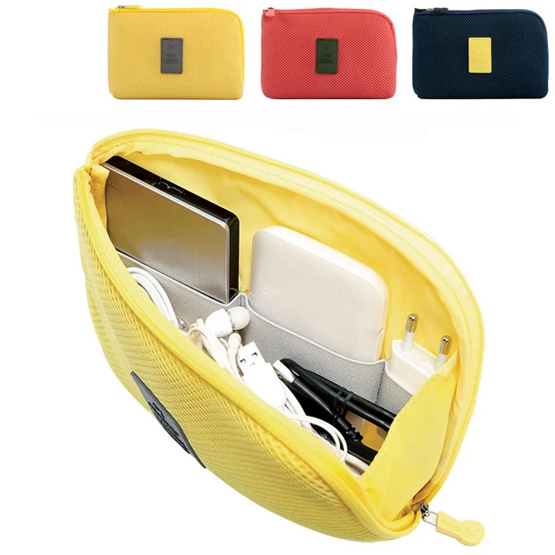 Digital Storage Bag USB Data Cable Organizer Earphone Wire Bag Pen Power Bank Travel Kit Case Pouch Electronics Accessories