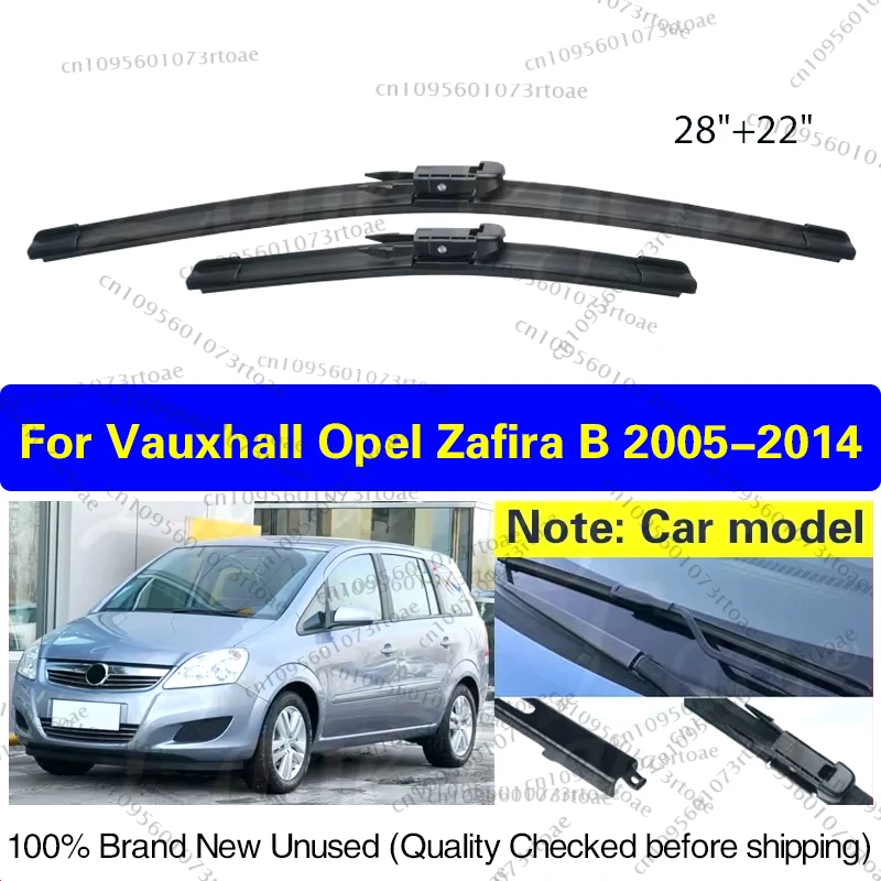 

Car Wiper For Vauxhall Opel Zafira B 2005-2014 Front Wiper Blades Windshield Windscreen Window Rain Brush 28"22" Car Accessories