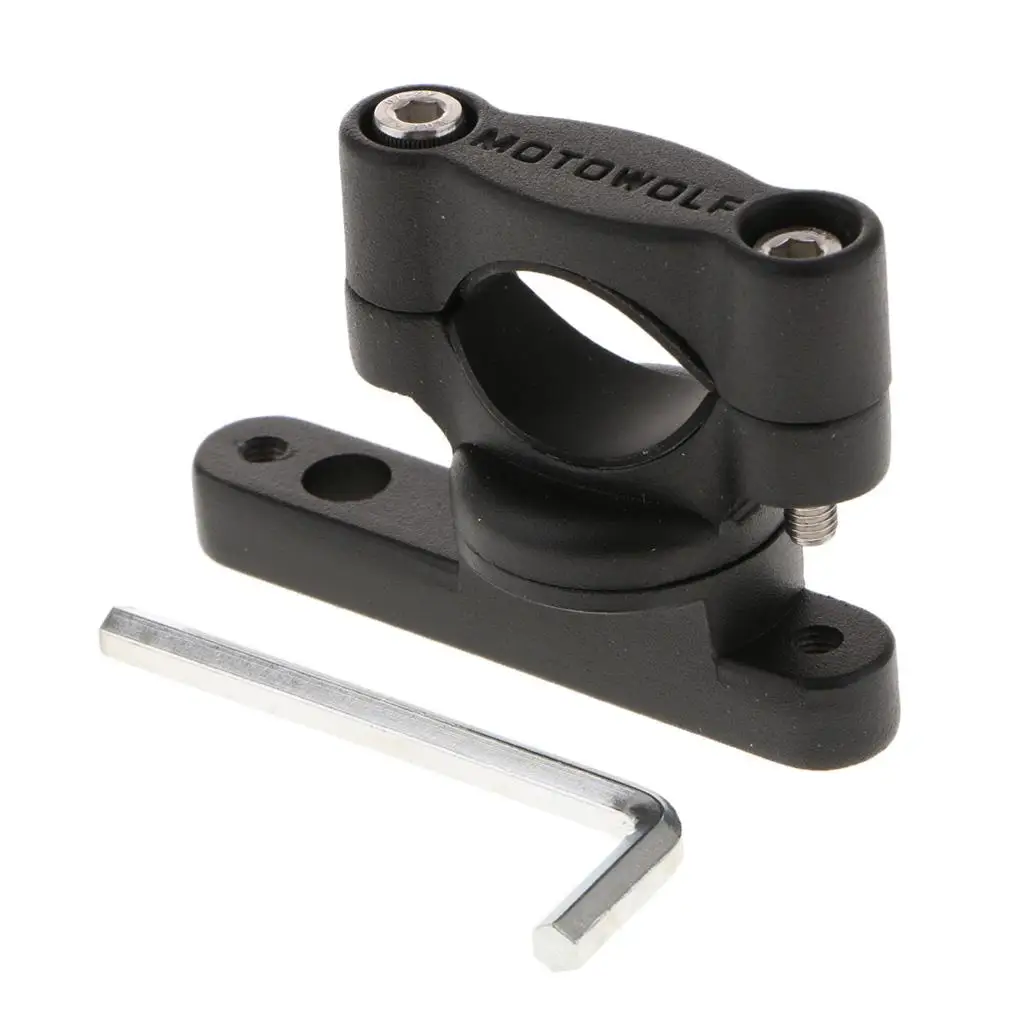 

360° Rotation Aluminum Bike/Motorcycle Handlebars Extension Mount Mirror