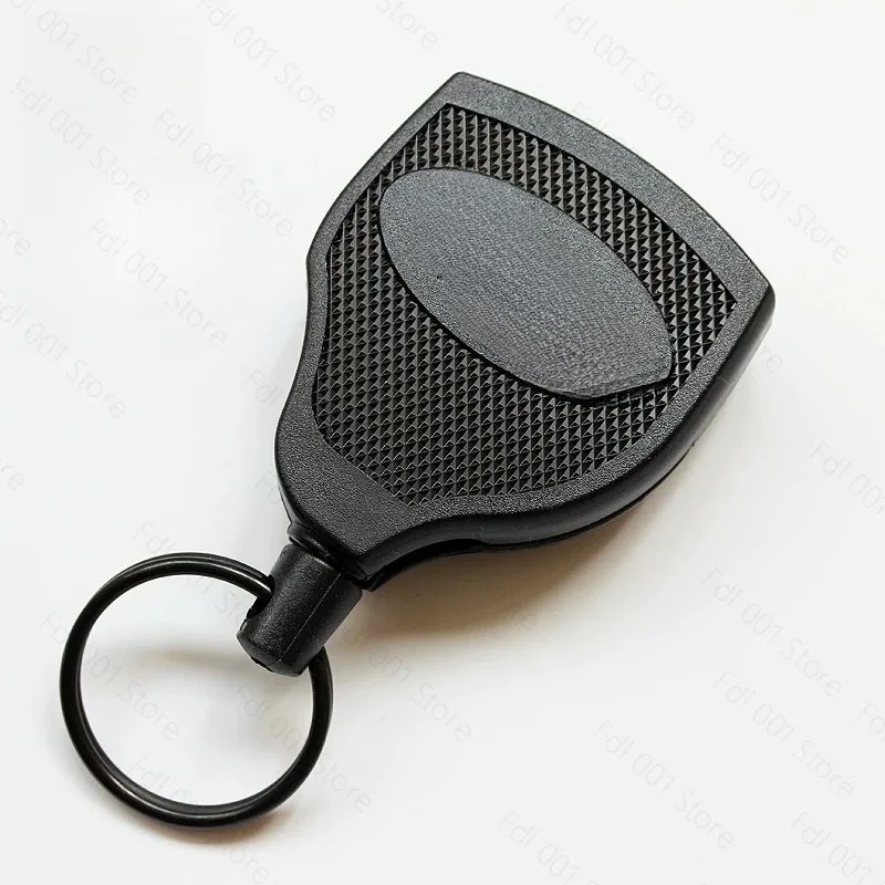 Retractable Key Holder 120cm Kevlar Lanyard Anti-lost Key Ring
