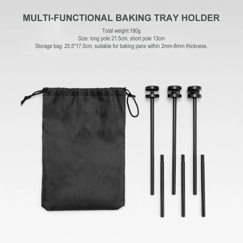 Outdoor BBQ Triangular Bracket Multifunctional Detachable Grill Pot Rack Portable Adjustable with Chain Outdoor Camping Supplies image 5