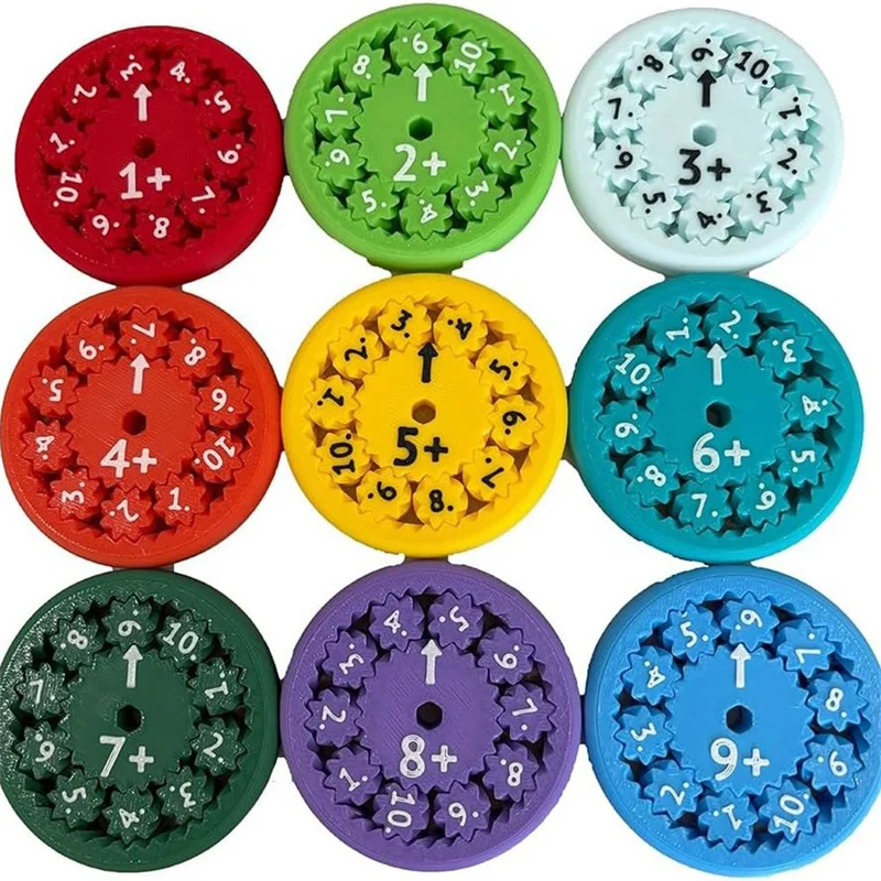 Math Fidget Spinners Educational Spinning Toys Learning Arithmetic Arithmetic Tools Addition Subtraction Multiplication Division