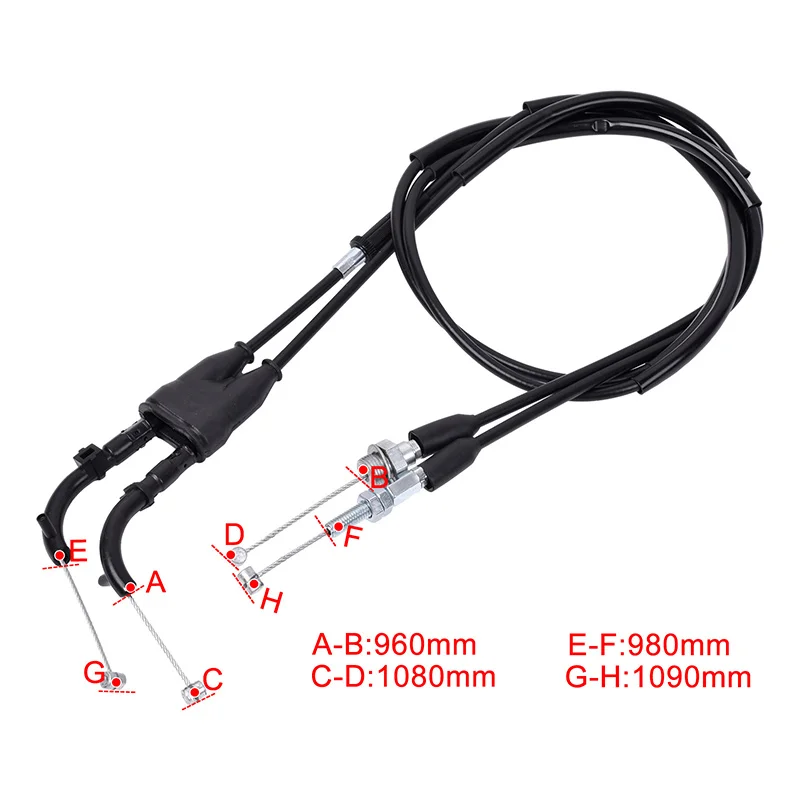 

250cc Motorcycle Clutch Cable and Throttle Cable Line Wires For Yamaha YZ250F YZ 250 F 2011 2012 2013