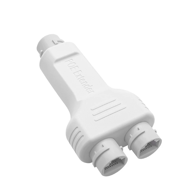 1-2 Port Waterproof POE Repeater 10/100Mbps Low Power Consumption Ethernet 2 Port poe outdoor extender Network Splitter