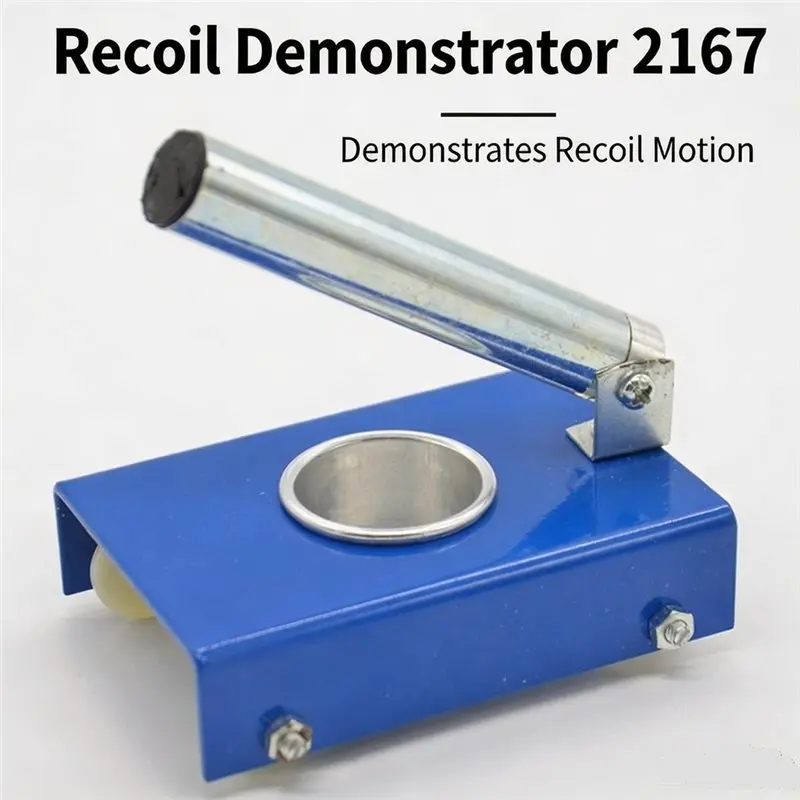 A53M-Recoils Motion Demonstrator For Illustrating Action-Reaction, Reverse Thrust, And Momentum Principles