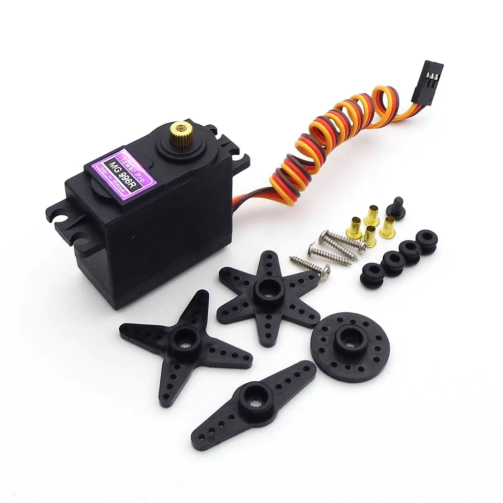 3.0-7.2V MG996R Mate Digital Servo Stall Torque 13kg 55g 90 Degree Servo With Servo Arm for RC Car Boat Robot Airplane Model