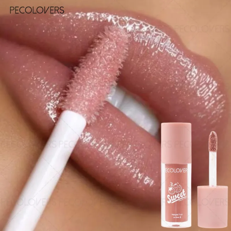 Fruity Moisturizing Lip Gloss, Tinted Lip Balm, Nude Lipstick, Suitable for Daily Touch-ups, Lip Cosmetics