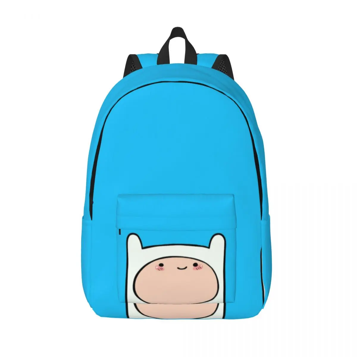 Finn The Human Printed Lightweight Casual Schoolbag For School, Outdoor, Shopping, Office 15.7in 17.7in