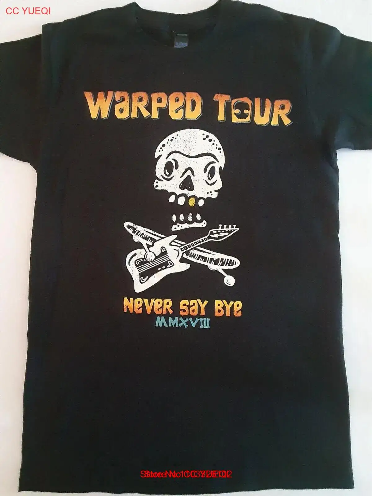 2018 Warped Tour Never Say Never Final Full Cross Country Tour T Shirt Small