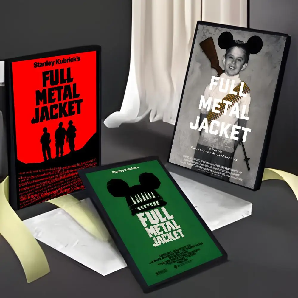 Classic Game Movie Anime F-Full Metal Jacket Poster American Film Mural Home Childrens Room Wall Decor Print